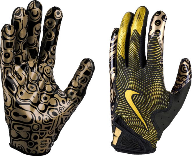 Nike Adult Vapor Jet 8.0 Metallic Pack Football Gloves | Dick's