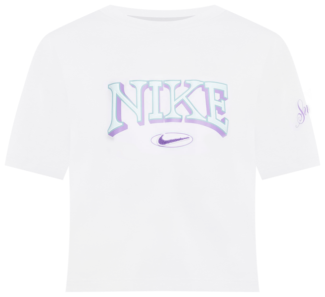 나이키 스포츠웨어 여성 루즈 반팔 크롭 티셔츠