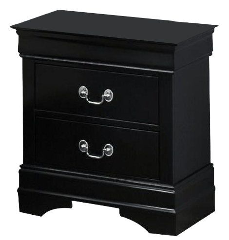 Simplie Fun Elegant Louis Philip Nightstand with Ample Storage