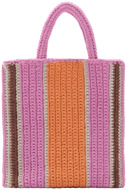 Women's Crochet Shopper Bag
