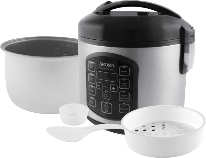 Arc-954SBD 8 Cup Cooked Digital Rice Cooker, Multicooker Food Steamer