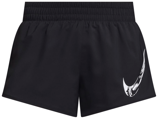 Nike One Women's Dri-FIT Mid-Rise Brief-Lined Graphic Shorts