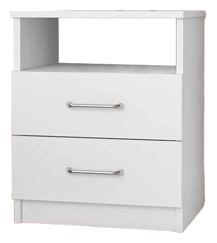 Oklahoma Nightstand,Two Drawers, One Shelf