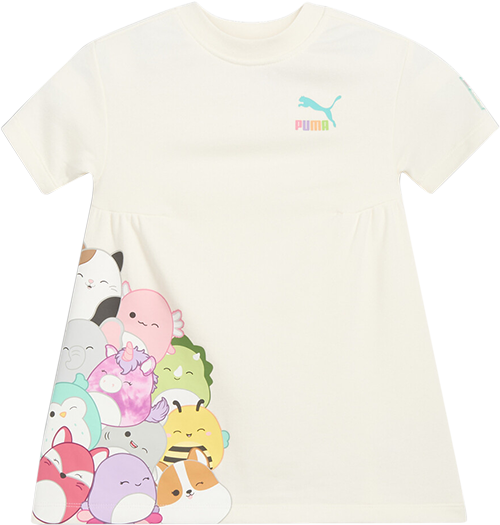PUMA x SQUISHMALLOWSs' T-Shirt Dress, Toddlers, Warm White