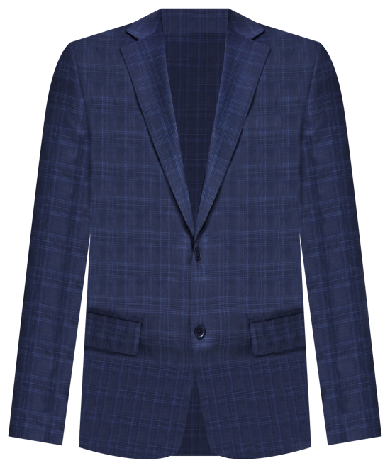 B by B by  Men's Classic-Fit Stretch Wool Blend Suit Jacket