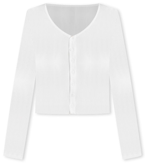 Levi's Women's Muse Ribbed Long-Sleeve Button-Up Top - Macy's
