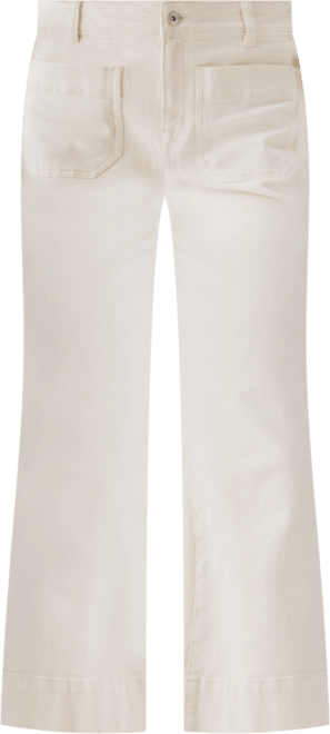 Women's The Marine Mid Rise Cropped Wide-Leg Jeans