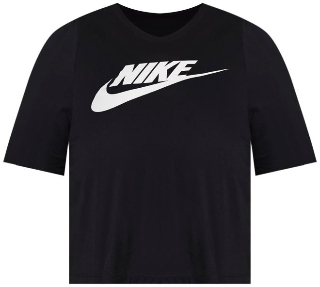 Nike Sportswear Essential Women's Cropped Logo T-Shirt (Plus Size)