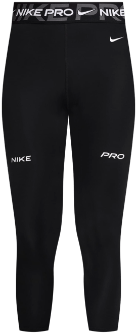 Nike Pro 女款中腰圖樣九分內搭褲