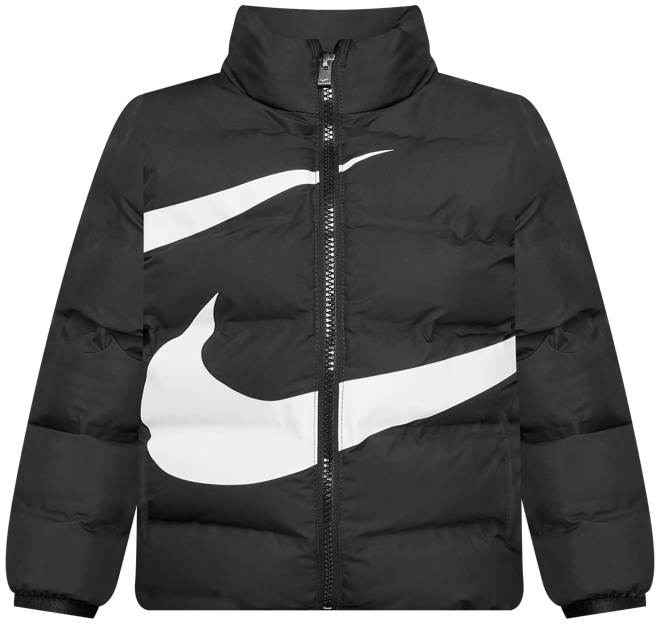 Nike Toddler Wrapped Swoosh Debossed Quilted Jacket