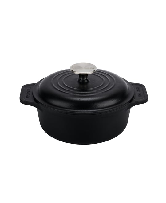 2-Quart Cast Iron Preseasoned Dutch Oven with Lid and Dual Handles