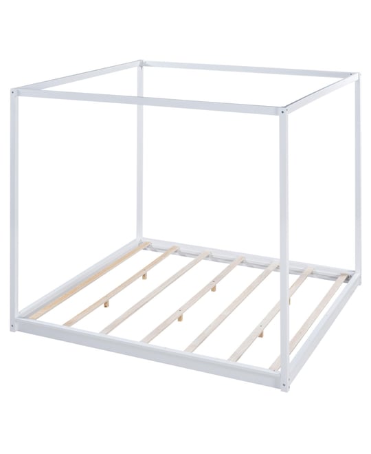 Streamdale King Size Canopy Platform Bed With Support Legs