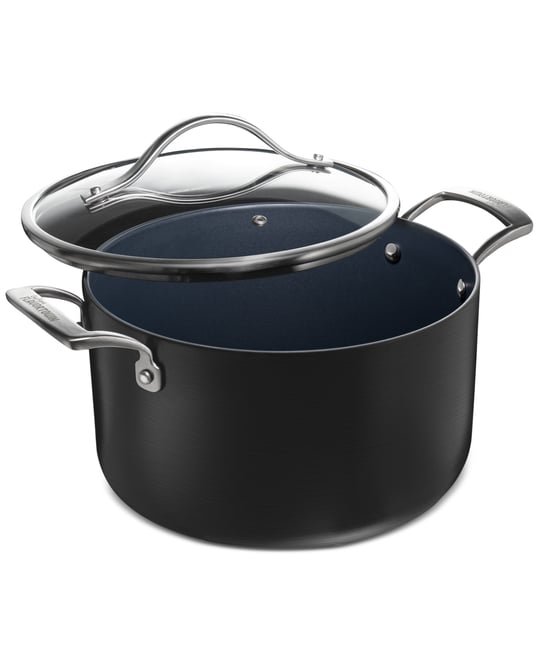 's Flavortown Hard-Anodized Laser Titanium Aluminum 6-Qt. Dutch Oven with Lid