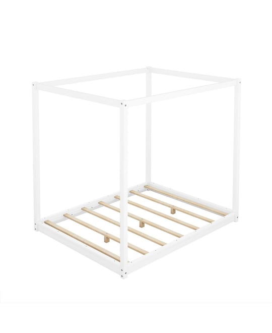 Streamdale Queen Size Canopy Platform Bed With Support Legs