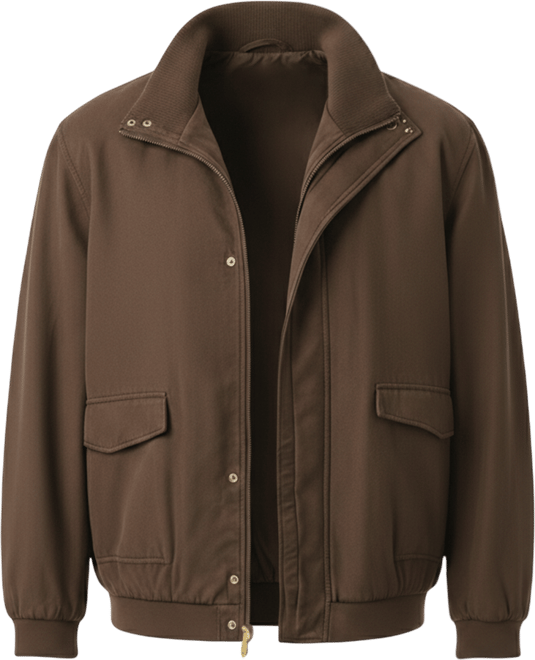 Men's Big & Tall Microsuede Bomber Jacket