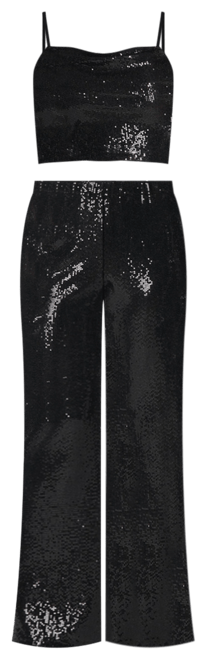 Women's Two Piece Shimmer Set