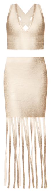 Women's 2Piece Maxi Bandage X-Back Set