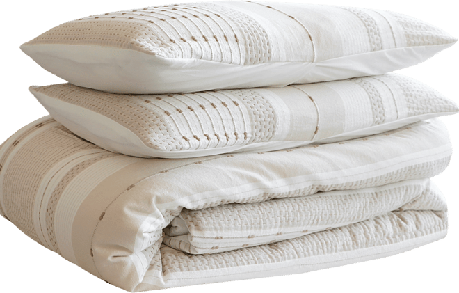 Pickford Dotted Stripe 3-Pc. Comforter Set, King/California King