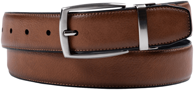 Men's Reversible Pebble Belt, Created for Macy's