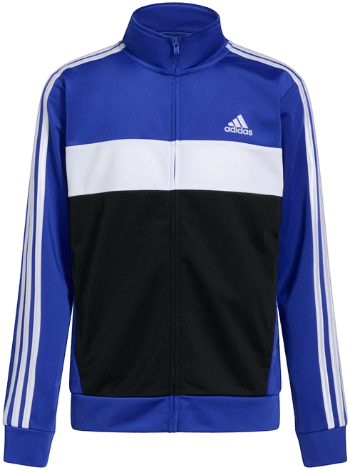 adidas Big Boys Fleece Lightweight Track Jacket Color Semi Lucid Blue JCPenney