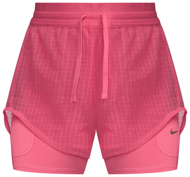 ナイキ ランニング ディビジョン ウィメンズ Dri-FIT ミッドライズ 8cm 2イン1 ランニングショートパンツ