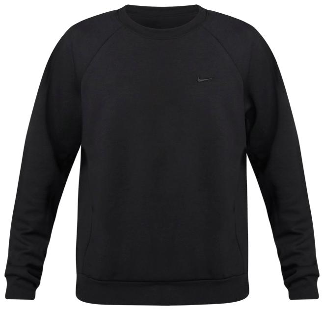 Nike Primary Fleece Maglia a girocollo ad alte prestazioni Dri-FIT UV – Uomo