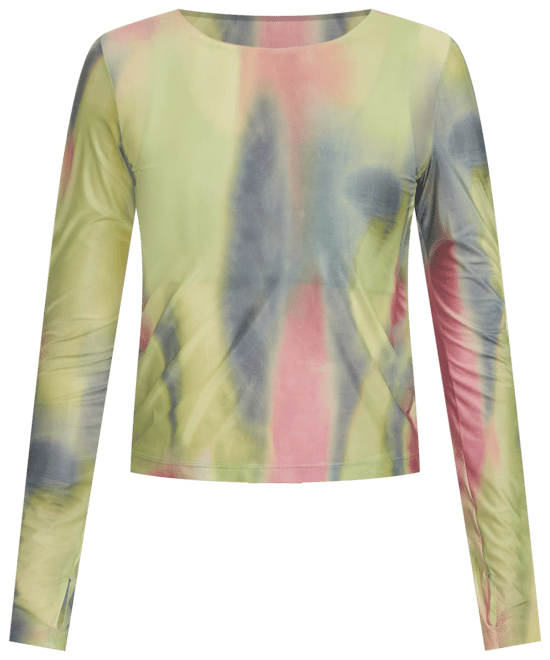 ナイキ ウィメンズ アーティスト コレクション Dri-FIT ロングスリーブ シア プリント トップ