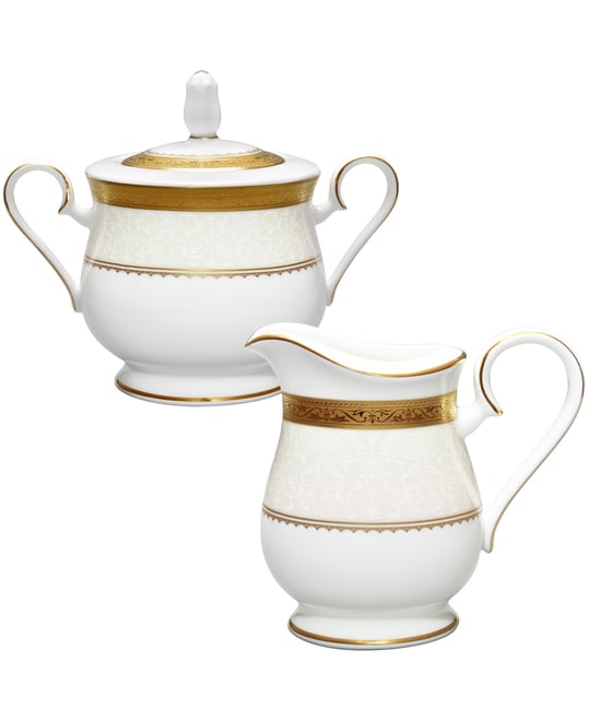 Odessa Gold Sugar Creamer Set