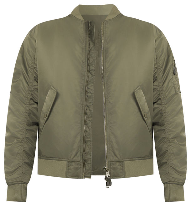 Men's Water-Repellent Full-Zip Bomber Jacket
