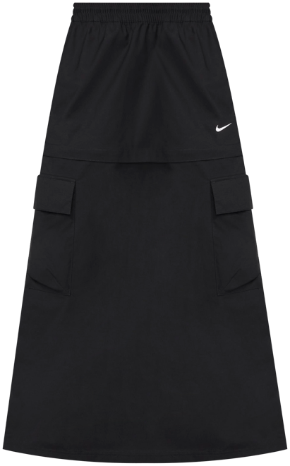 Nike Sportswear Essential Gewebter Cargo-Midirock mit mittelhohem Bund (Damen)