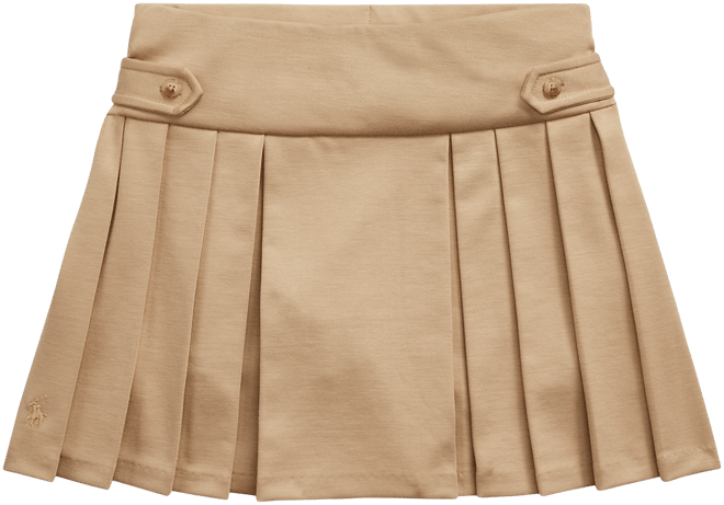 Big Girls Pleated Ponte Skort