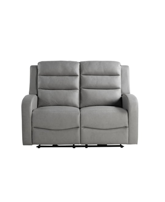 54.7"W Polyester Akron Power Reclining Loveseat