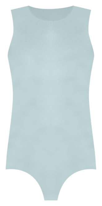 Women's Sleeveless High Neck Bodysuit, Xs-4X