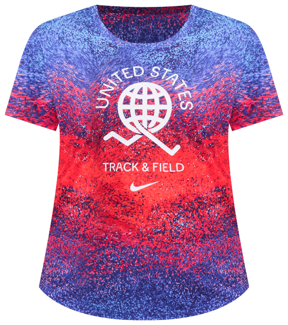USA One Women's Nike Dri-FIT Running Short-Sleeve Top