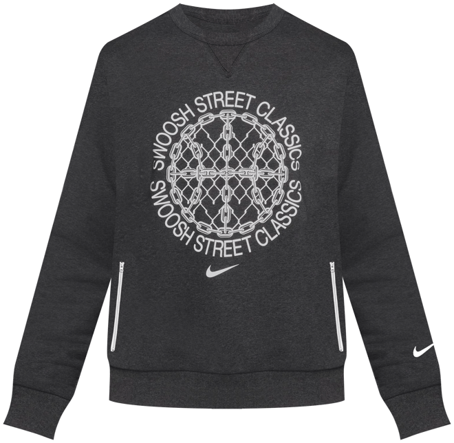 Nike Standard Issue Sudadera de cuello redondo de básquetbol Dri-FIT para hombre