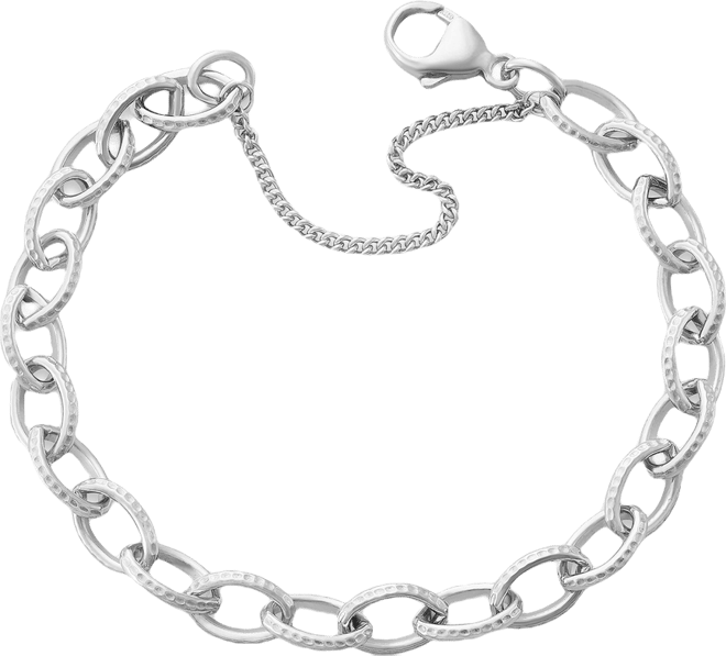 James Avery Textured Oval Charm Chain Bracelet | Dillard's