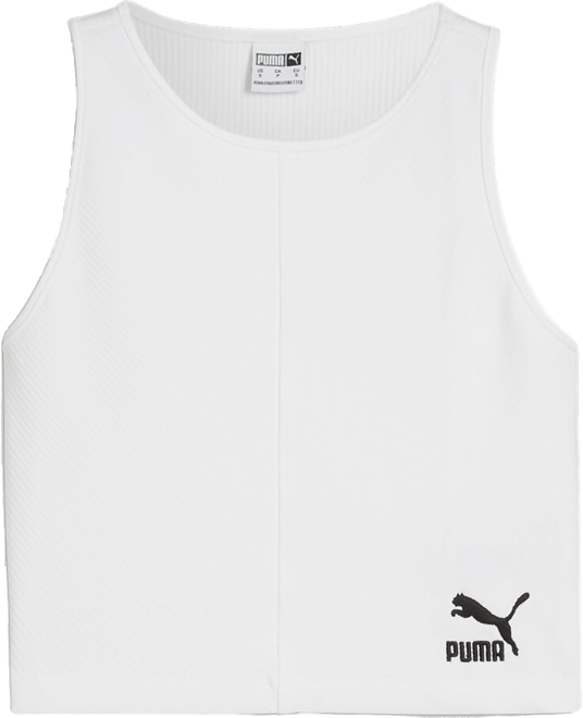 PUMA CLASSICS Ribbed Crop Top