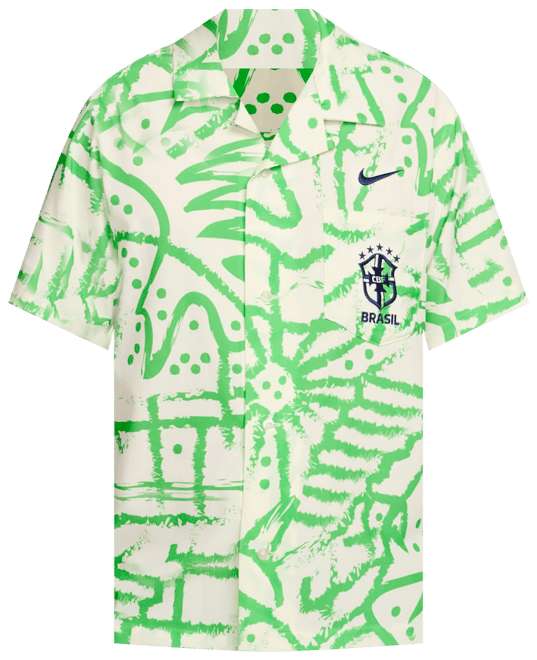 ブラジル ナイキ ショートスリーブ ボウリングシャツ