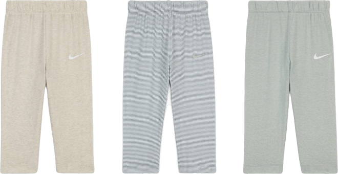 Nike Essentials Baby (0-9M) Pants (3-Pack)