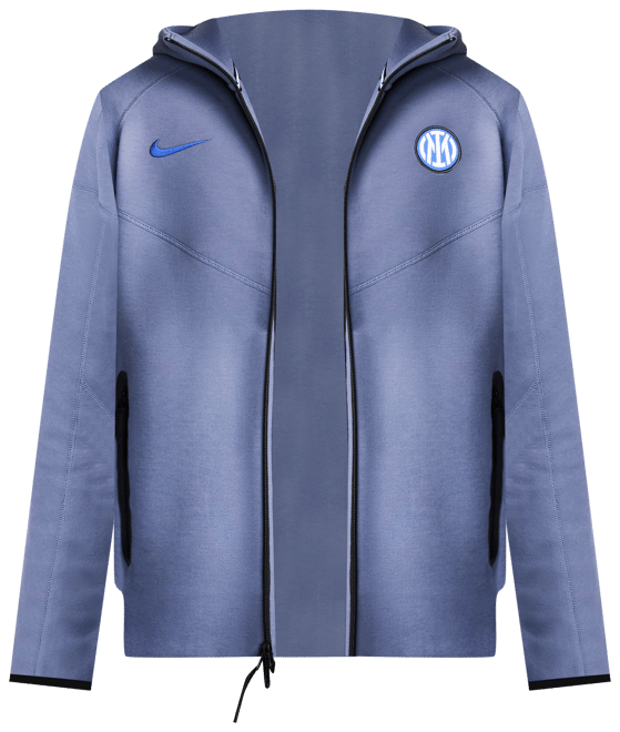 Inter Milan Tech Fleece Windrunner Men's Nike Football Full-Zip Hoodie