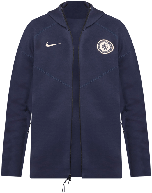 FC Chelsea Tech Fleece Windrunner Nike Fußball-Hoodie mit durchgehendem Reißverschluss (Herren)