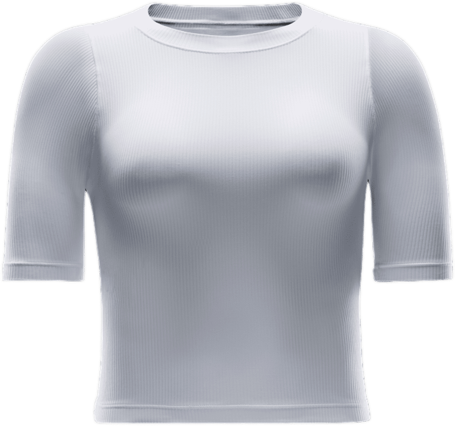 Nike Zenvy Rib Playera de manga corta Dri-FIT para mujer