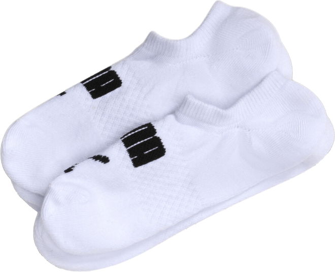 PUMA Women's Non-Terry No-Show Socks (3 Pairs)