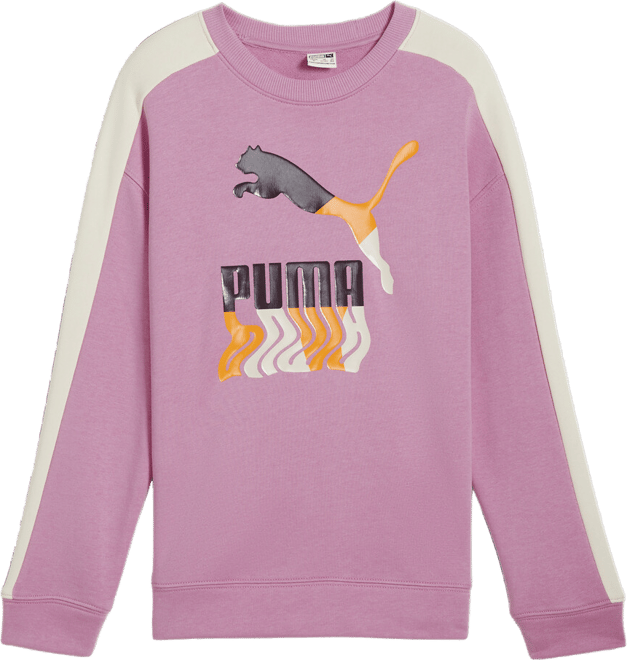 PUMA T7 Big Kids' Long Sleeve Crew