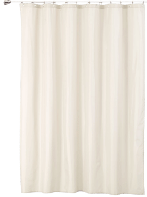 Waterproof Fabric Shower Curtain Liner with Magnets, 72" x 72"