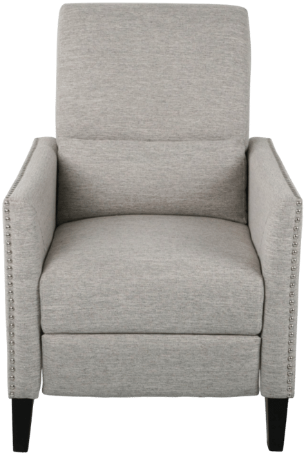 Streamdale Contemporary Push-Back Recliner with Nailhead Accents for Relaxation