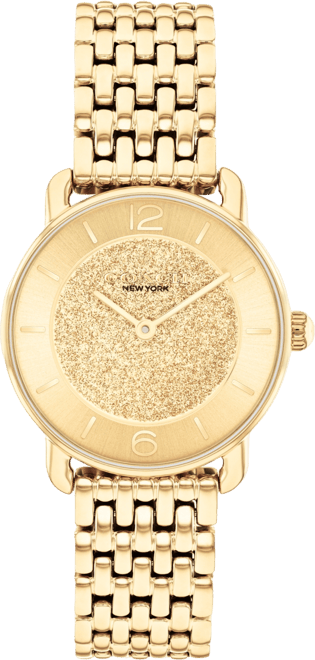 【COACH】Women's Gold Elliot Stainless Steel Watch 28mm COACH Women's Gold Elliot Stainless Steel Watch 28mm - Macy's