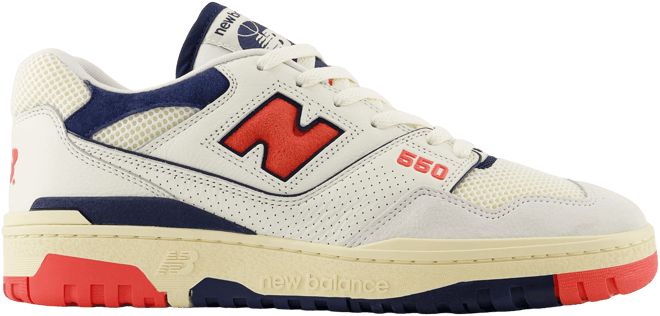 New balance white red blue best sale