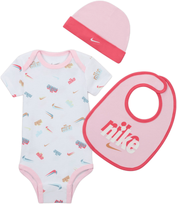Nike Everyone From Day One Baby (0-9M) 3-Piece Bodysuit Set