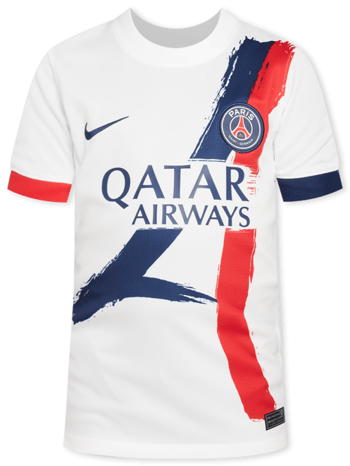 Paris Saint-Germain 2024/25 Stadium Away Big Kids' Nike Dri-FIT Soccer Replica Jersey